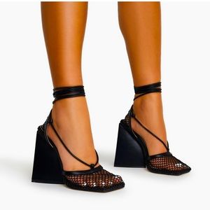 Ego Fishnet Heels
